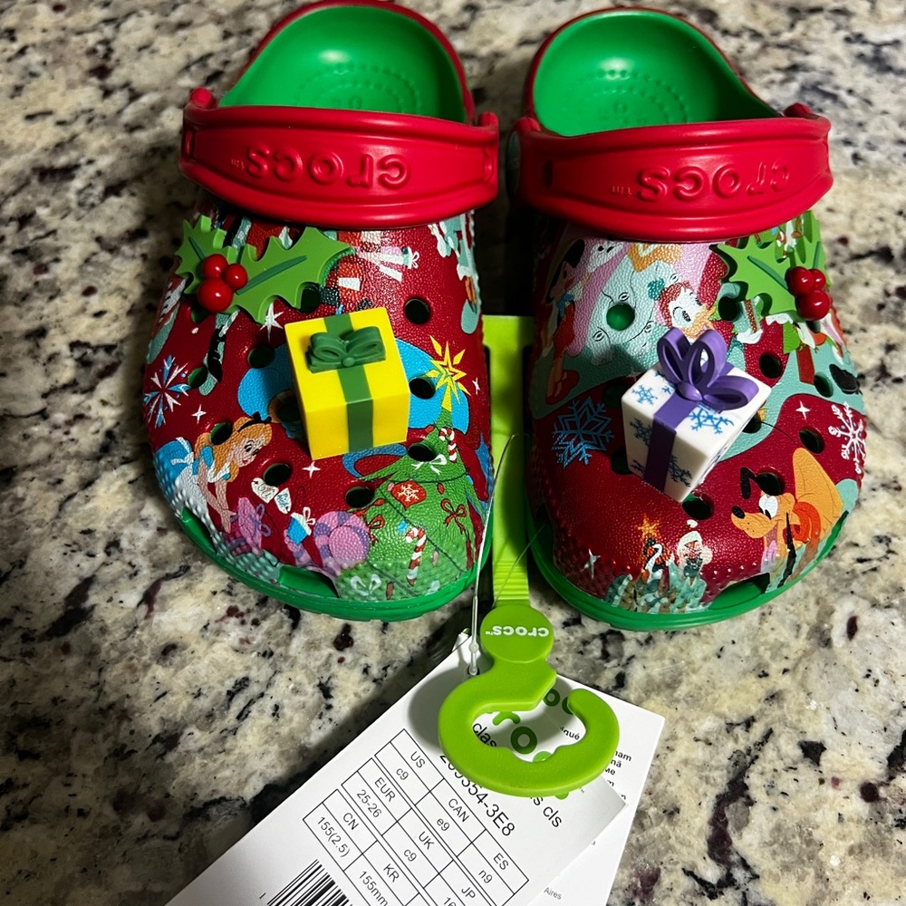 Brand Neww Toddler Disney Crocs c9